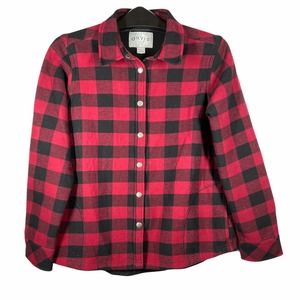 Orvis Tetons Flannel and Fleece Jacket L